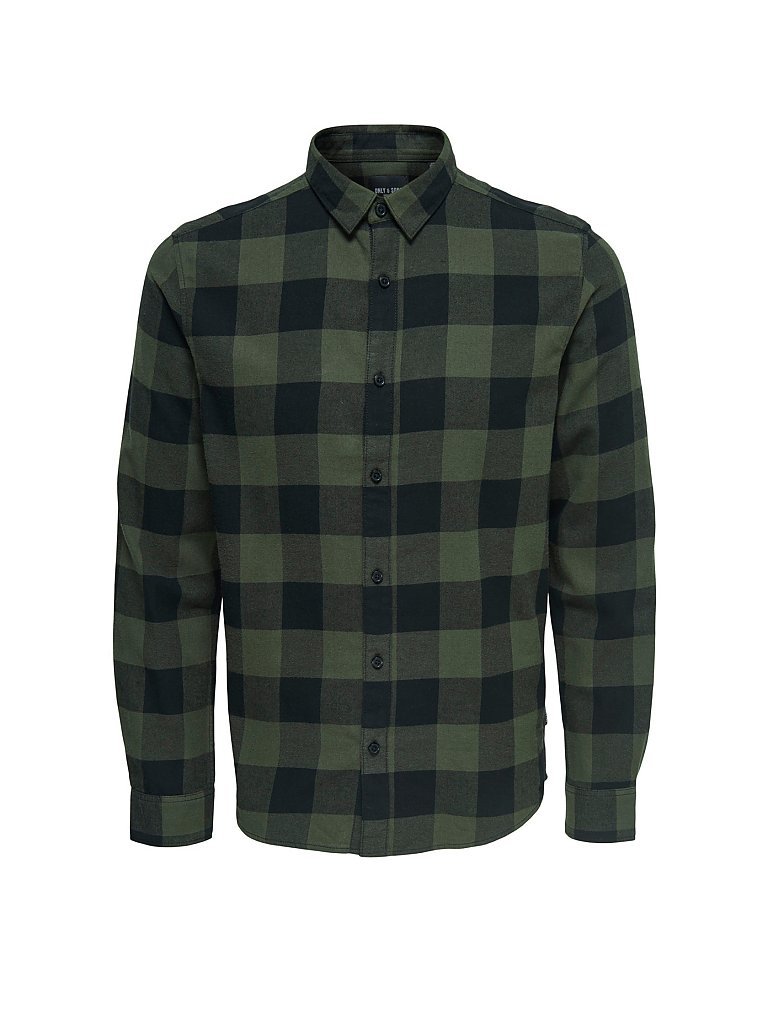 ONLY & SONS Hemd ONSGUDMUND olive | L